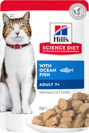 Pet Grove Hill’s Science Diet Wet Food Adult Cat 7+ Ocean Fish Pet Grove
