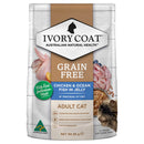 Pet Grove Ivory Coat Wet Food Adult Cat GRAIN FREE Chicken & Ocean Fish in Jelly Pet Grove