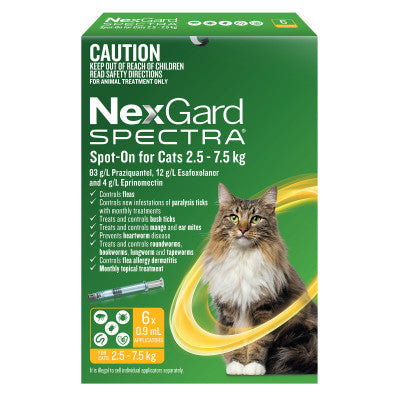 NEXGARD SPECTRA Spot On For Large Cats Yellow