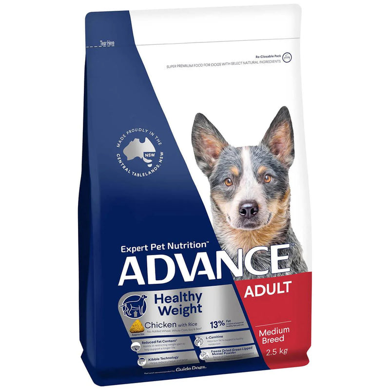 Advance Adult Dog Medium Breed Healthy Weight Chicken