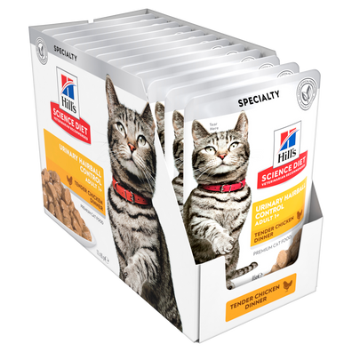 Pet Grove Hill’s Science Diet Wet Food Adult Cat 1+ Urinary Hairball Control Chicken Pet Grove 