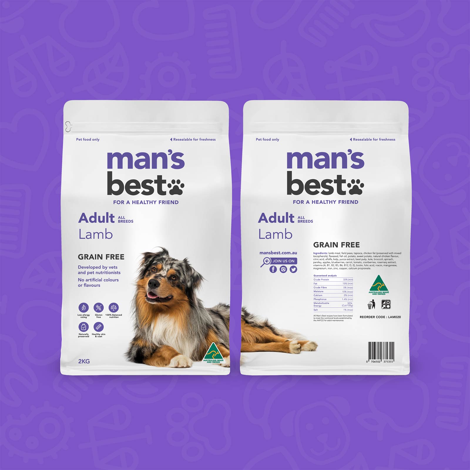 Man's Best — Grain Free Lamb