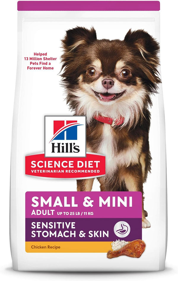 Pet Grove Hills Science Diet Adult Dog Sensitive Stomach & Skin Small & Mini Pet Grove Chicken dog food dry dog food hills science Premium dog food sensitive skin sensitivity skin and coat care small breed dog food