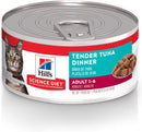 Pet Grove Hill’s Science Diet Wet Food Adult Cat Tender Tuna Dinner Pet Grove 