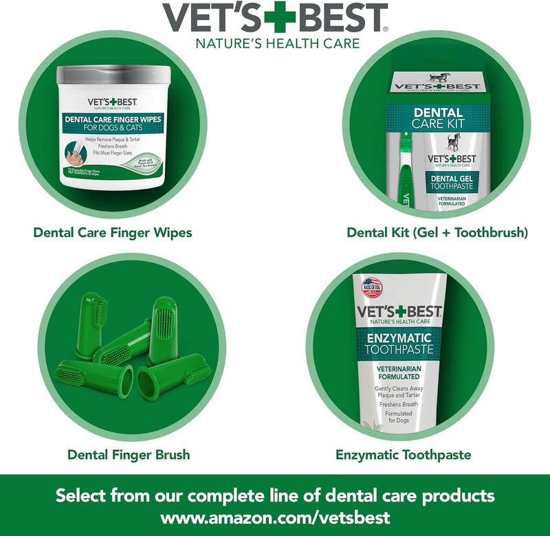 Vets Best Dental Care Finger Wipes