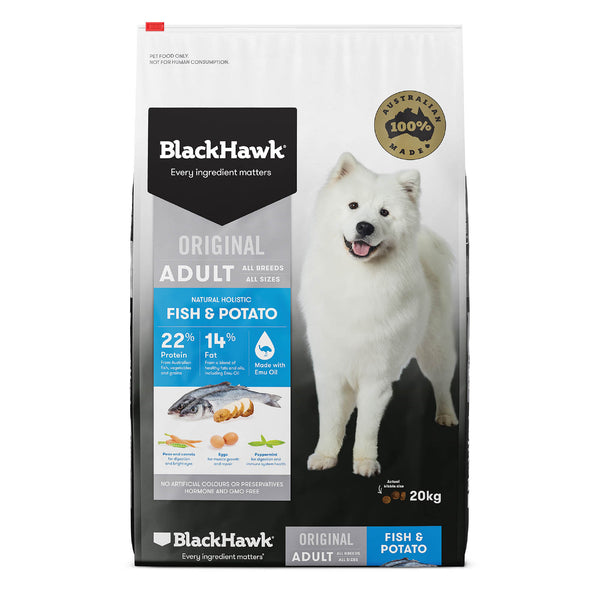 Black Hawk Adult Dog Fish & Potato