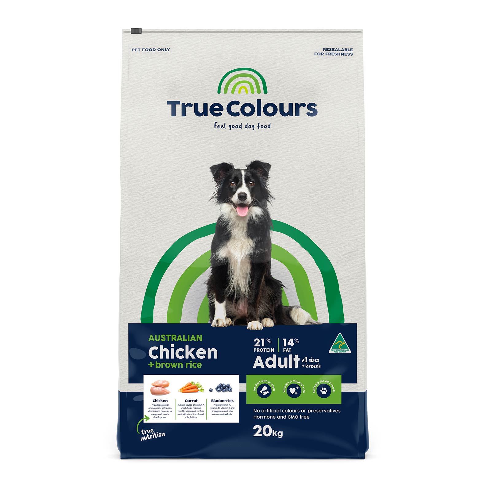 True Colours – Australian Chicken + Brown Rice