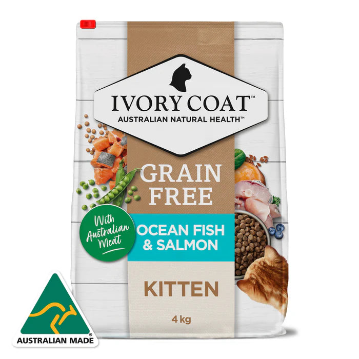 Pet Grove Ivory Coat Kitten GRAIN FREE Ocean Fish & Salmon Pet Grove 