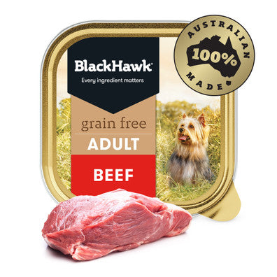 Pet Grove Black Hawk Wet Food Adult Dog GRAIN FREE BEEF Pet Grove beef blackhawk dog food grainfree Premium dog food Wet dog food wet food