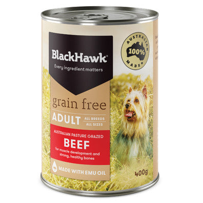 Pet Grove Black Hawk Wet Food Adult Dog GRAIN FREE BEEF Pet Grove beef blackhawk dog food grainfree Premium dog food Wet dog food wet food