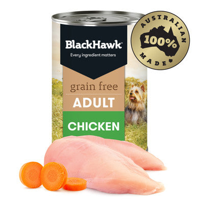 Pet Grove Black Hawk Wet Food Adult Dog GRAIN FREE CHICKEN Pet Grove blackhawk Chicken dog food grainfree Premium dog food Wet dog food wet food