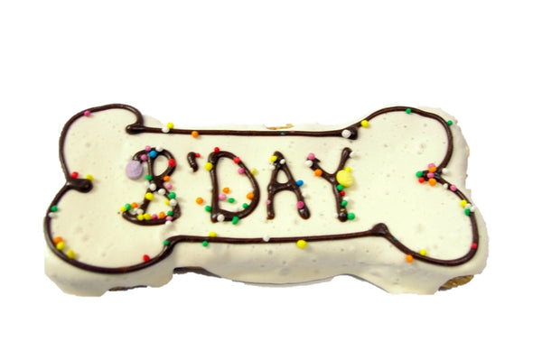 Huds And Toke Large BDay Bone Cookie