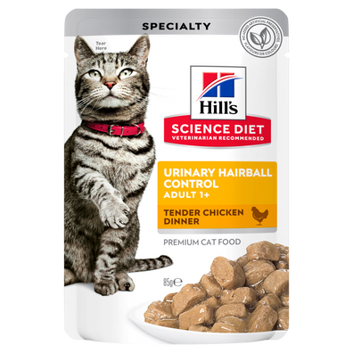 Pet Grove Hill’s Science Diet Wet Food Adult Cat 1+ Urinary Hairball Control Chicken Pet Grove 