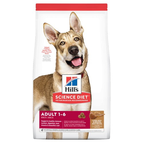 Pet Grove Hill’s Science Diet Adult Dog 1-6 Lamb & Rice Pet Grove Adult dog food dog food dry dog food hills science lamb Premium dog food