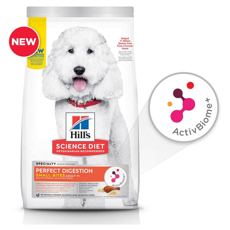 Pet Grove Hill’s Science Diet Adult Dog 7+ Perfect Digestion Small Bites Pet Grove dog food dry dog food Premium dog food small breed dog food