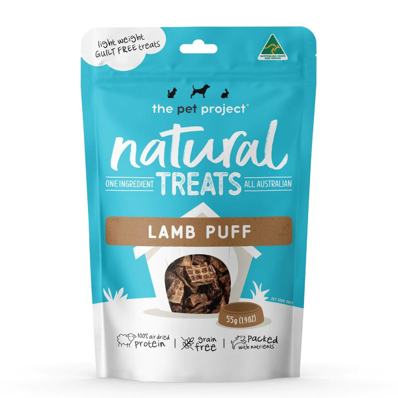 The Pet Project Natural Treats Lamb Puff