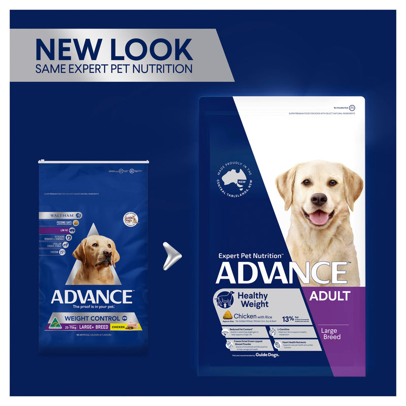 Pet Grove Advance Adult Dog Large Breed Healthy Weight Pet Grove Advance dog food Advance dry dog food Advance Healthy weight Dog food Healthy weight dog food large breed dog food