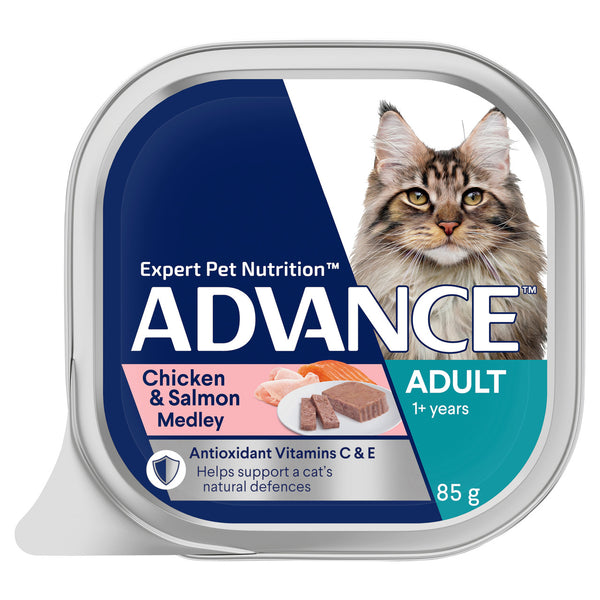 Pet Grove Advance Wet Food Adult Cat Chicken & Salmon Medley Pet Grove 