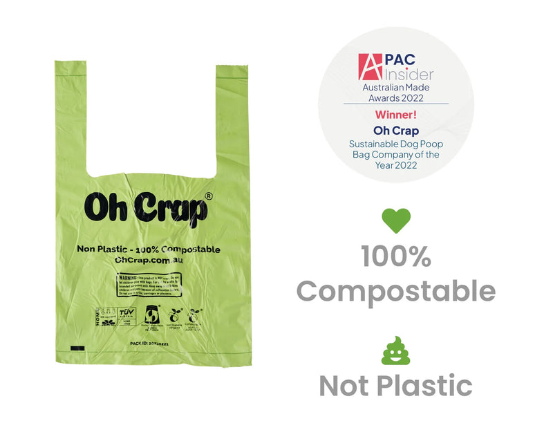 Pet Grove Oh Crap Compostable Dog Poop Bags With Handles Pet Grove 