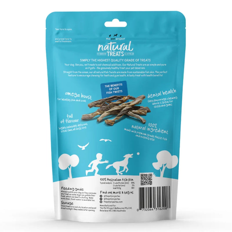 The Pet Project Natural Treats Fish Twists