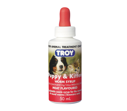 Troy Puppy & Kitten Worm Syrup