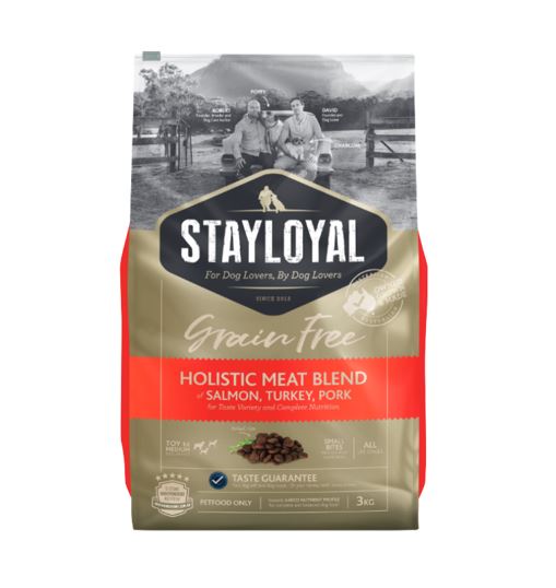 Stay Loyal Holistic Meat Blend of Salmon, Turkey & Pork GRAIN FREE