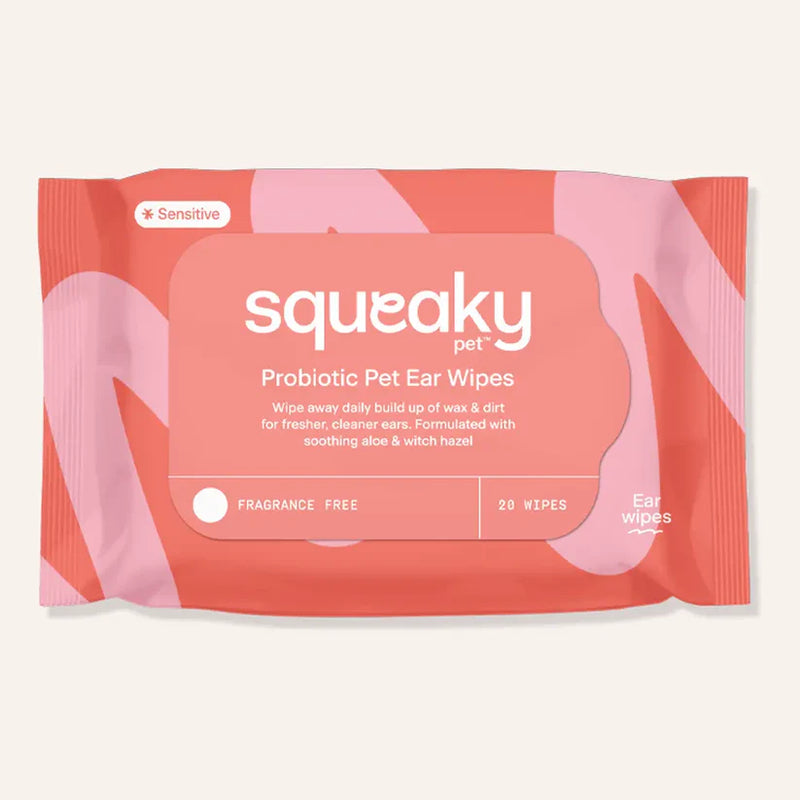 Squeaky – Probiotic Pet Ear Wipes