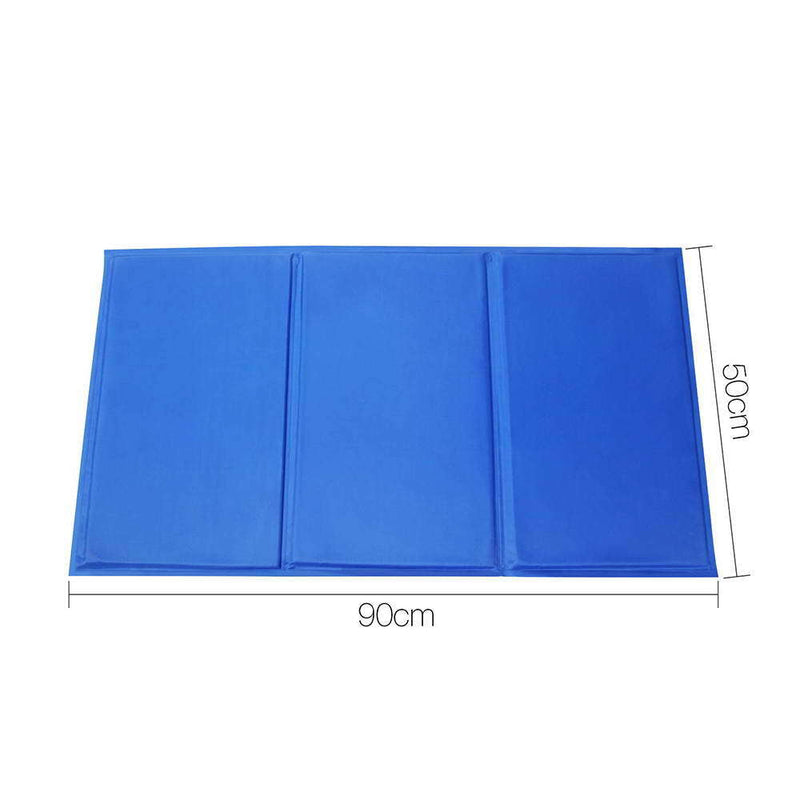 Pet Cool Gel Mat Dog Cat Bed Non-Toxic Cooling Summer Pad