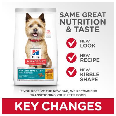 Hill’s Science Diet Adult Dog Healthy Mobility Small Bites