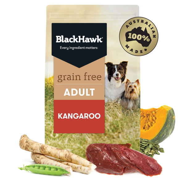 Black Hawk Adult Dog GRAIN FREE Kangaroo