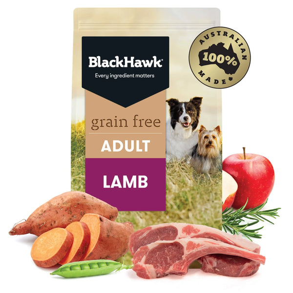 Black Hawk Adult Dog GRAIN FREE Lamb