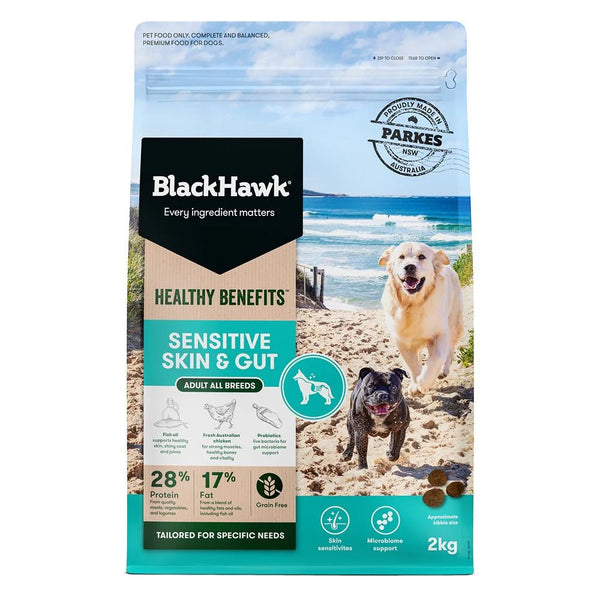 Black Hawk Adult Dog Healthy Benefits Sensitive Skin & Gut