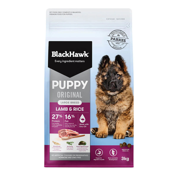 Black Hawk Puppy Large Breed Lamb & Rice