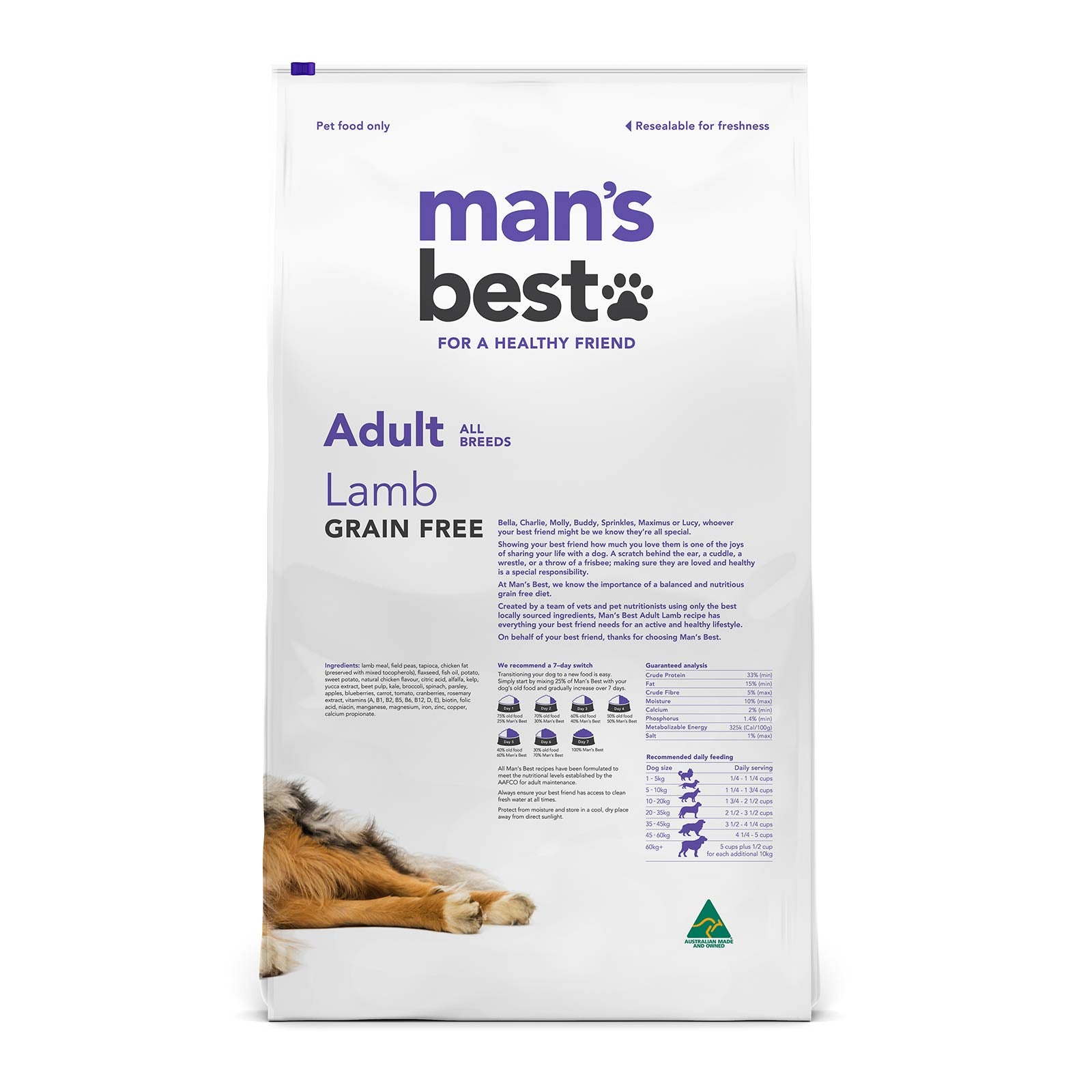 Man's Best — Grain Free Lamb