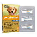Pet Grove ADVOCATE Blue Extra Large Dogs over 25kg Pet Grove advocate Dog flea treatment dog heartworm extra large dogs flea heartworm ticks worming