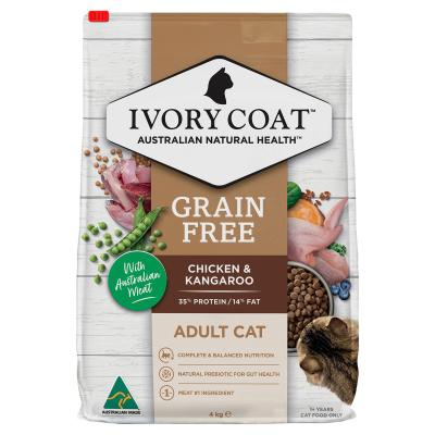 Ivory Coat Adult Cat GRAIN FREE Chicken & Kangaroo