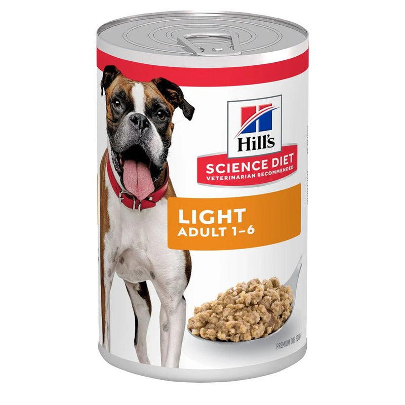 Pet Grove Hill's Science Diet Wet Food Tins Adult Dog Light Pet Grove 1-6 years Adult dog food dog food Healthy weight dog food hills science light food low-calorie Premium dog food Wet dog food wet food