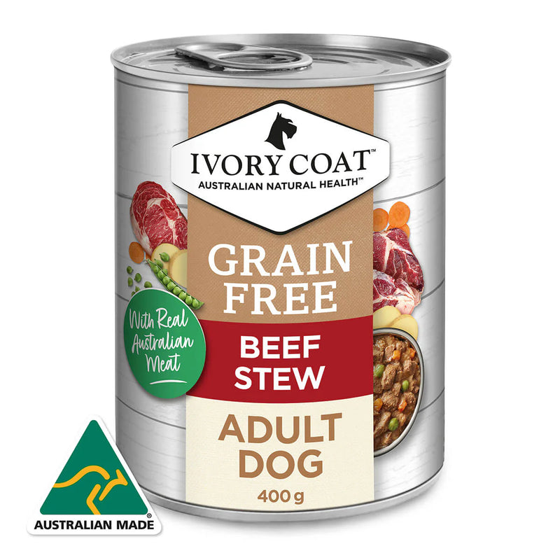 Pet Grove Ivory Coat Wet Food Adult Dog GRAIN FREE Beef Stew Pet Grove 