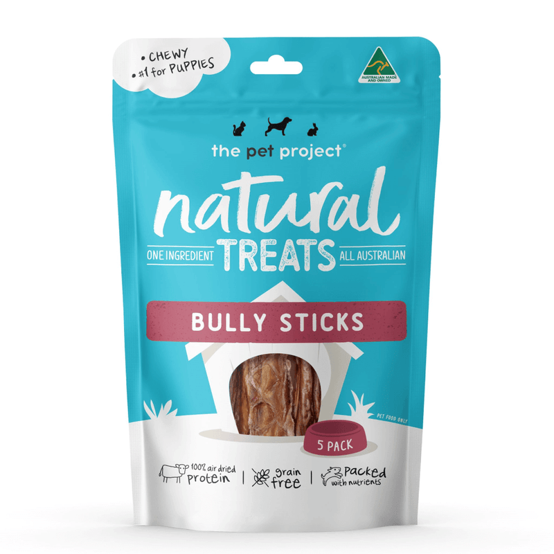 The Pet Project Natural Treats Bully Sticks