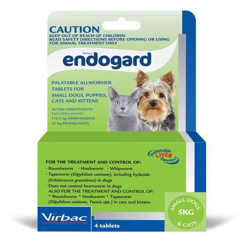 Pet Grove Virbac Endogard Allwormer Small Dogs & Cats Pet Grove 