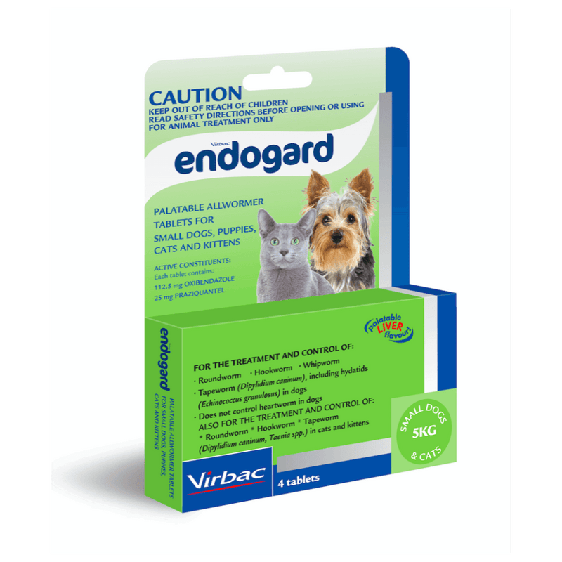 Pet Grove Virbac Endogard Allwormer Small Dogs & Cats Pet Grove 